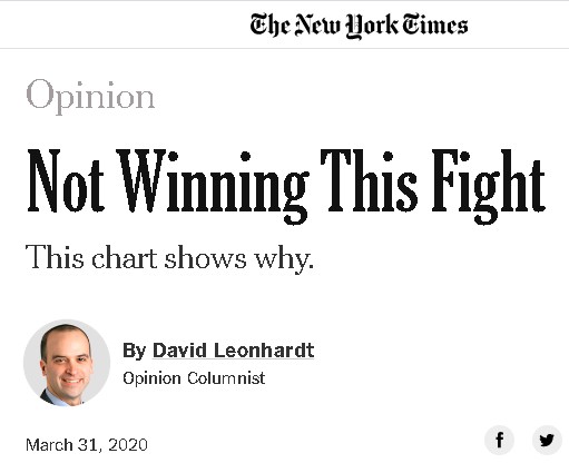 Not winning this fight headline